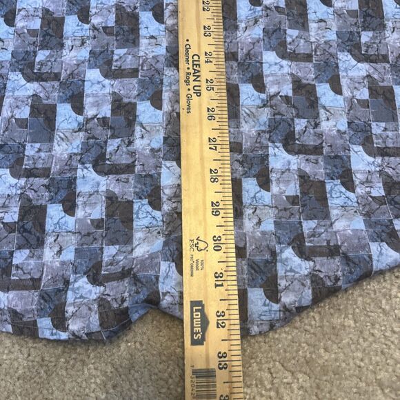 DOUBLE BULL Men’s Long Sleeve Shirt Psychedelic Purple Button Front Size 2XL - Picture 7 of 9